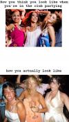 How you think you look like when you