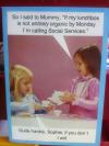 Tea chat - So i said to Mummy, If my lunchbox is not entirely organic by Monday I
